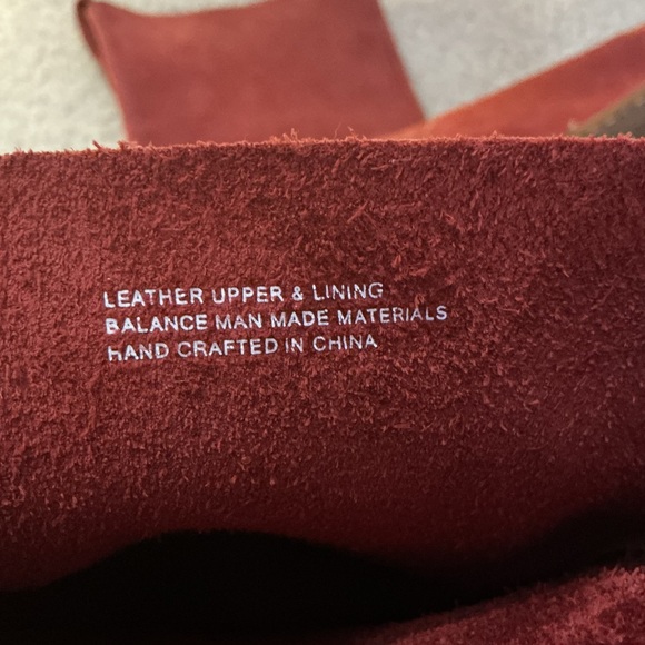 Born Red Suede Winter Boots - Picture 6 of 8